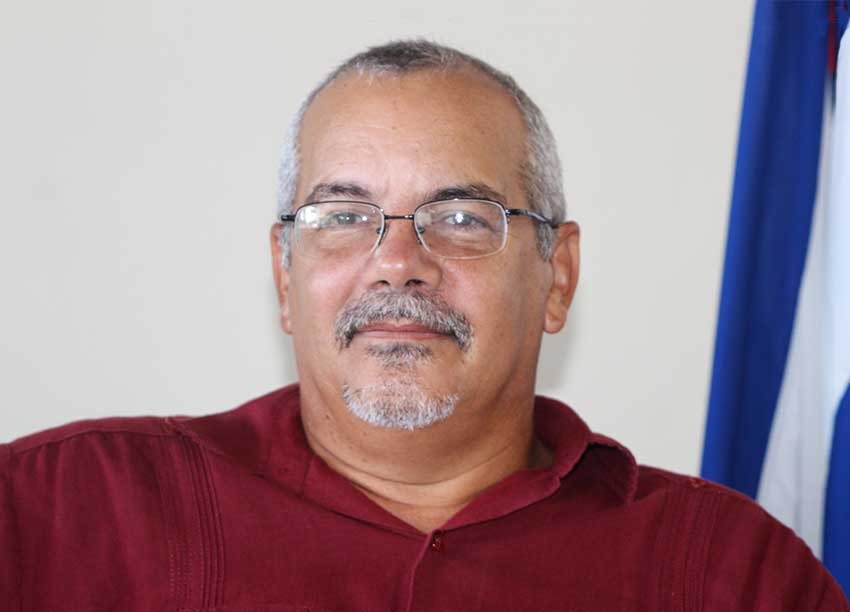 Image of Cuba’s ambassador to Saint Lucia Alejandro Simancas Marin.