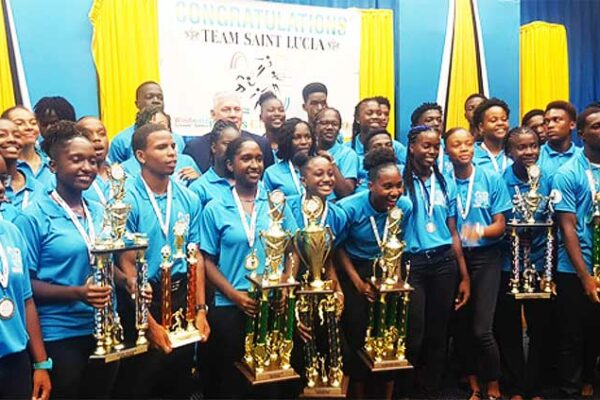 Image: Saint Lucia 2019 Windward Islands Schools Champions. (PHOTO: SA/ Anthony De Beauville)