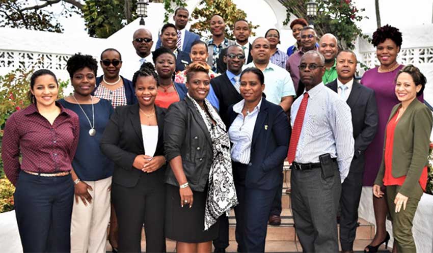 Image: Participants in the workshop on Talent Management for Competitive Advantage, hosted by the Caribbean Association of Banks Inc. in Antigua and Barbuda.