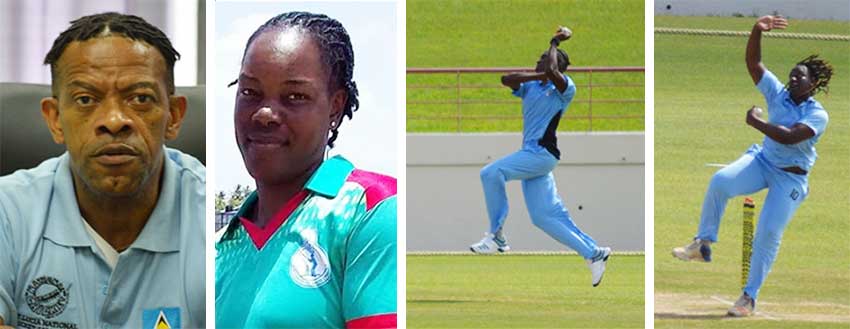 Image: SLNCA President Carol Henry will deliver his maiden speech tomorrow evening; Swayline Williams, Nerissa Crafton and Qiana Joseph will go head on for the Senior (female) Cricketer for the Year award. (Photo: Anthony De Beauville) 