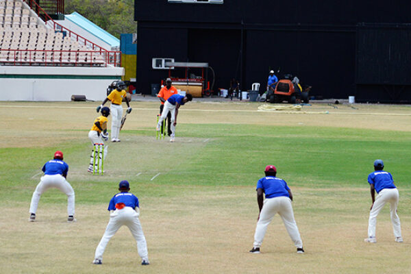 Image: Flashback!! Some of Saint Lucia’s finest Under 19 cricketers in action at the DSCG. (PHOTO: Anthony De Beauville)