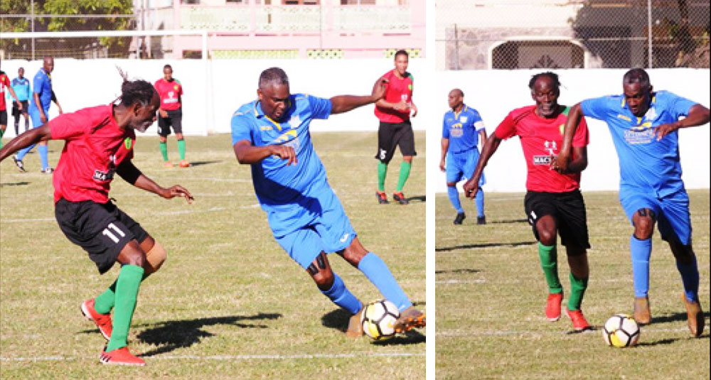 Image: (L-R) Alvin Malaykhan in action against VSADC. (PHOTO: AM) 