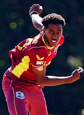 Saint Lucian, Mc Kenny Clarke picked up 3 for 23. (CWI/Media) 