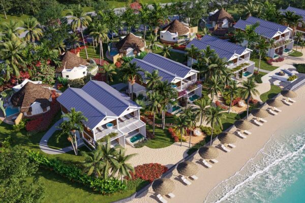 Sandals Halcyon beach stunning new development comprising 20 beachfront, two-storey villa rooms.