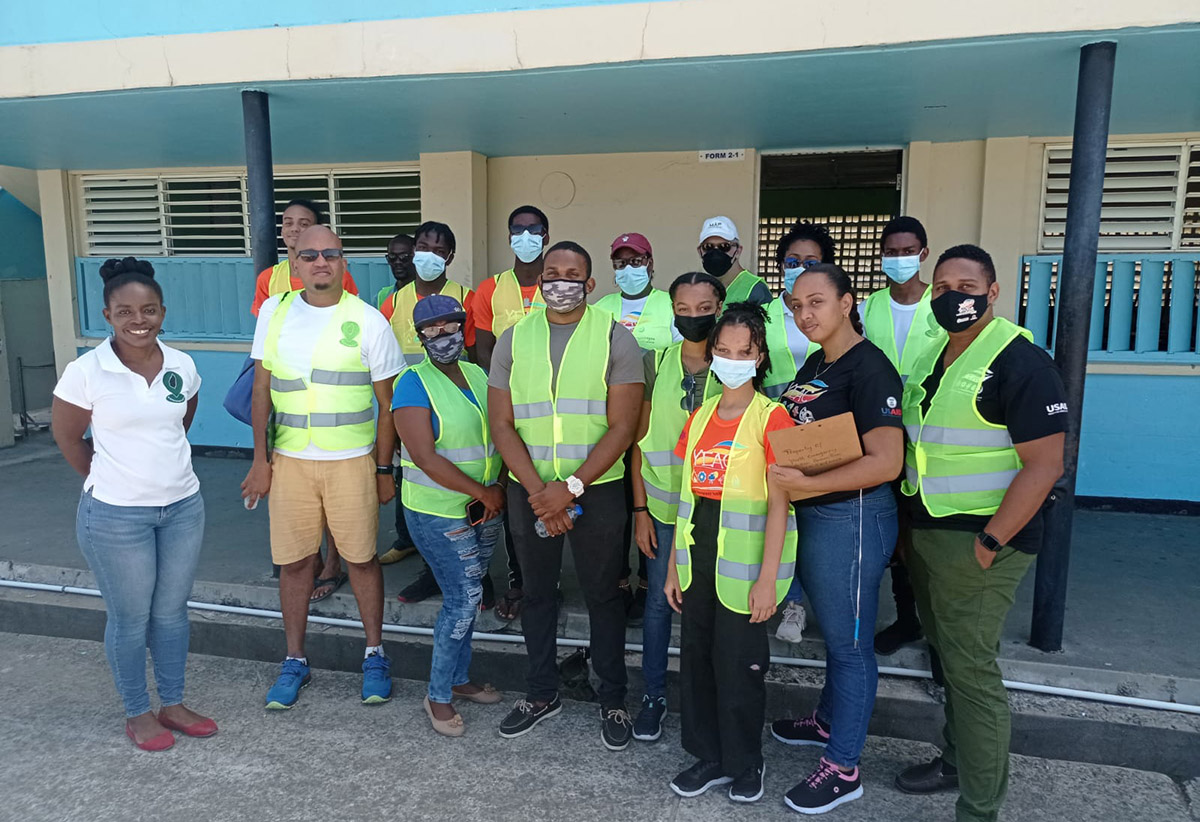 Disaster Resilience Partners Field-map in Vieux-Fort - St. Lucia News From The Voice - Vimarsana News