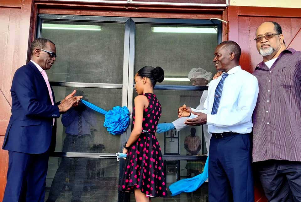 Ribbon cutting ceremony at Cassava Processing Plant in Anse-Ger, Micoud