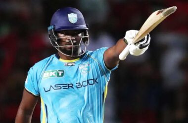 Johnson Charles continues his sparkling form after his selection for the T20 World Cup.