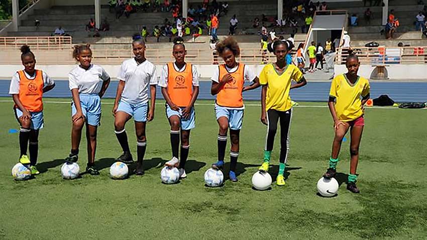 Young participants took part in the Girls' Festival...