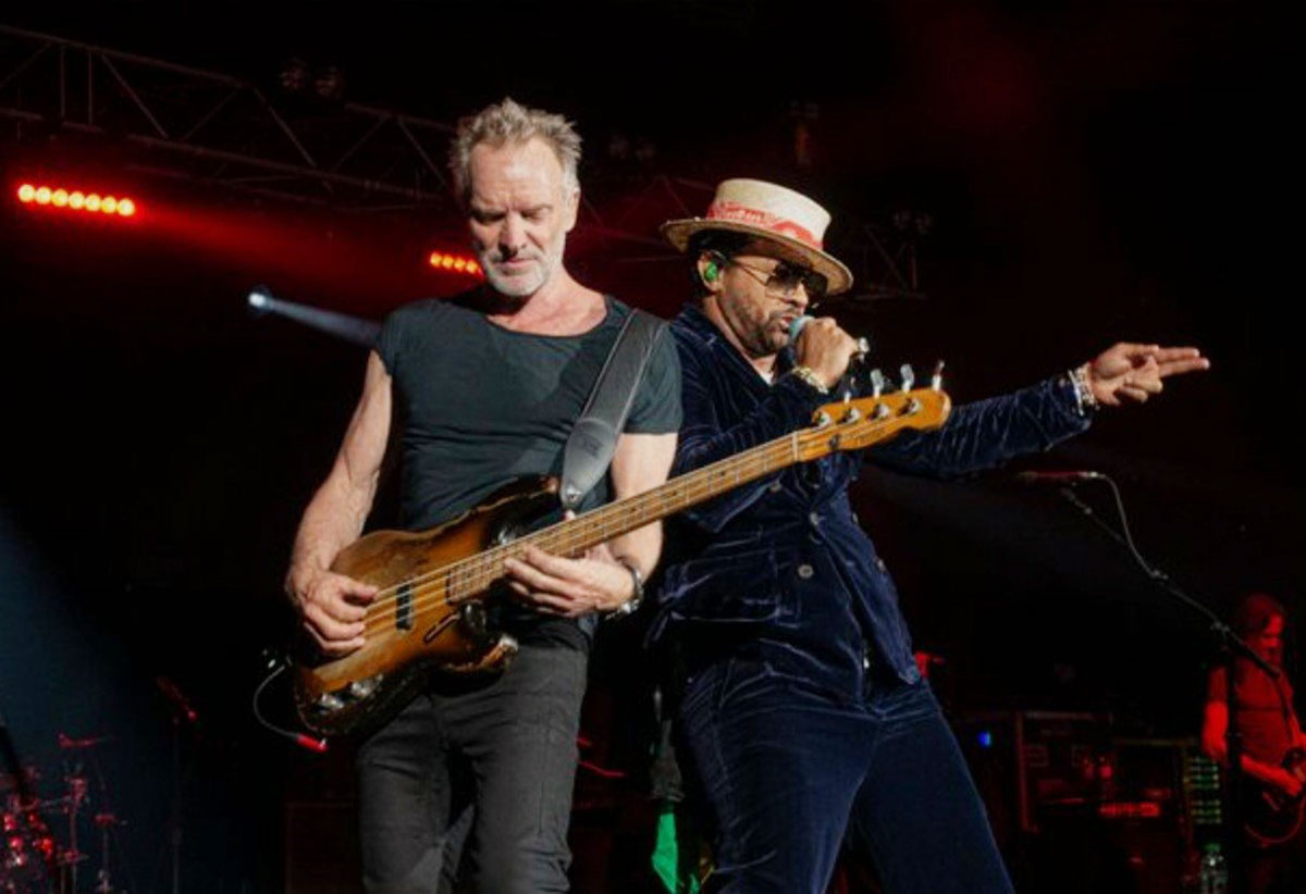 17-time Grammy award winner… STING!!! and Mr. Boombastic… Shaggy!