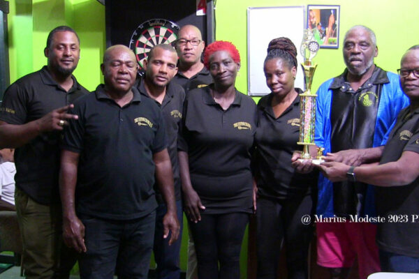 Untouchables A, champions of Independence Darts 501 contest.