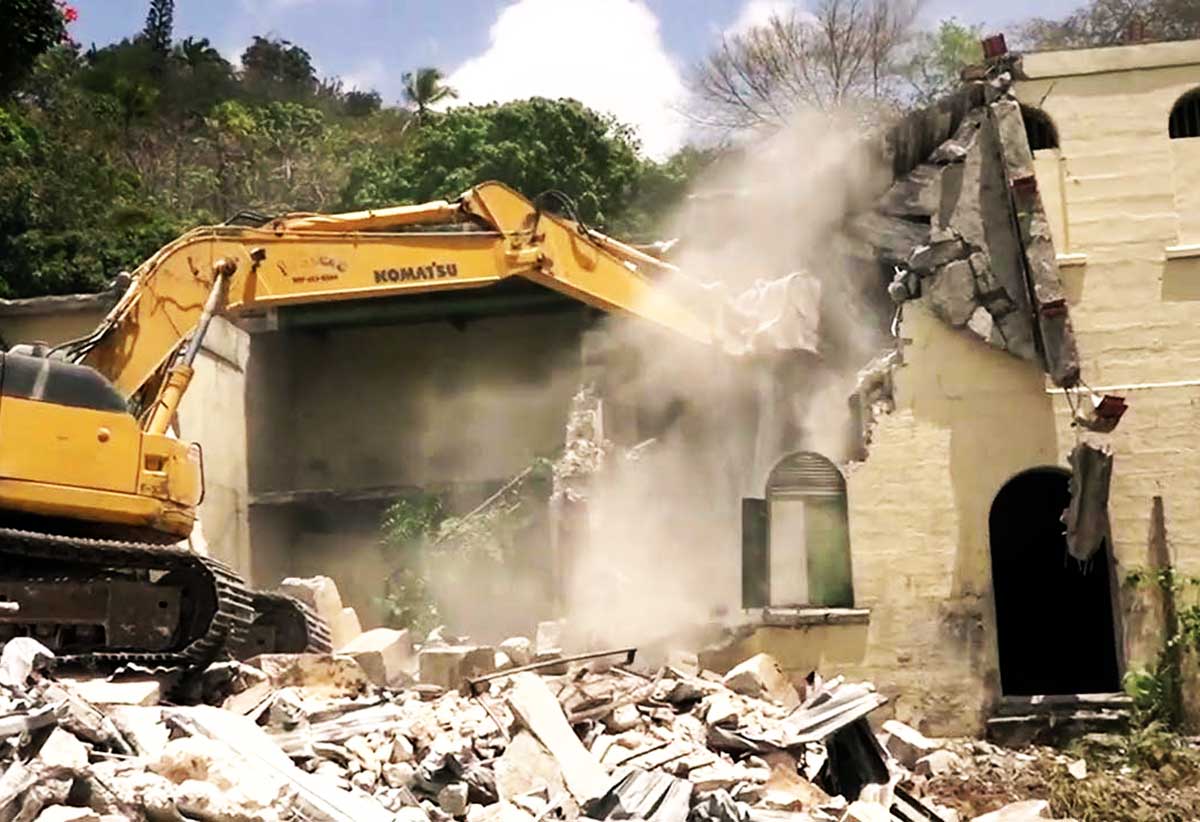 The Royal Goal and Custody Suites being demolished back in May 2020