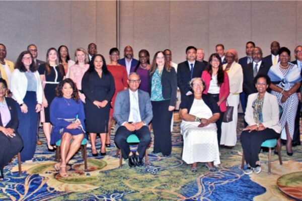Tourism and health stakeholders in the Bahamas last month.