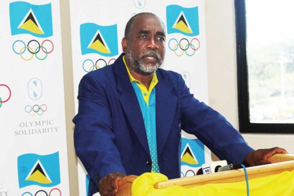President of the St. Lucia Olympic Committee (SLOC) Inc., Alfred Emmanuel.