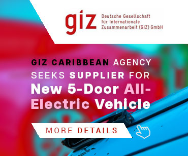 GIZ Caribbean Agency seeks supplier for a new 5-Door all-electric vehicle. Tap/click here for details.