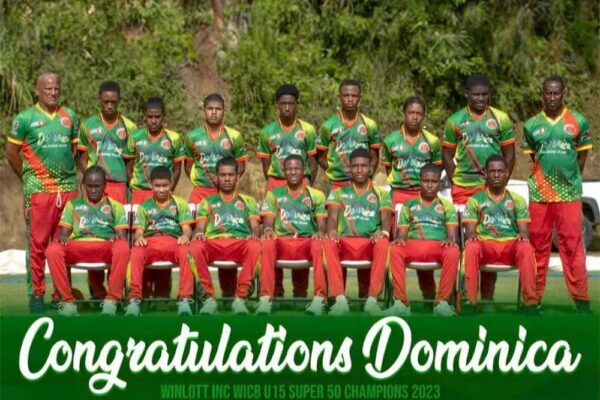 Dominica U-15 Cricketers