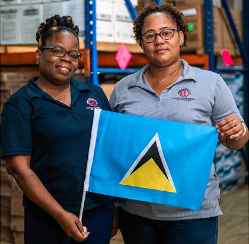 Atwell Dagliesh staffers join in celebration of Saint Lucia’s 50 th Independence Anniversary activities .