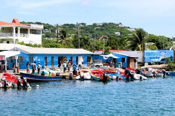 Gros Islet town fishing complex