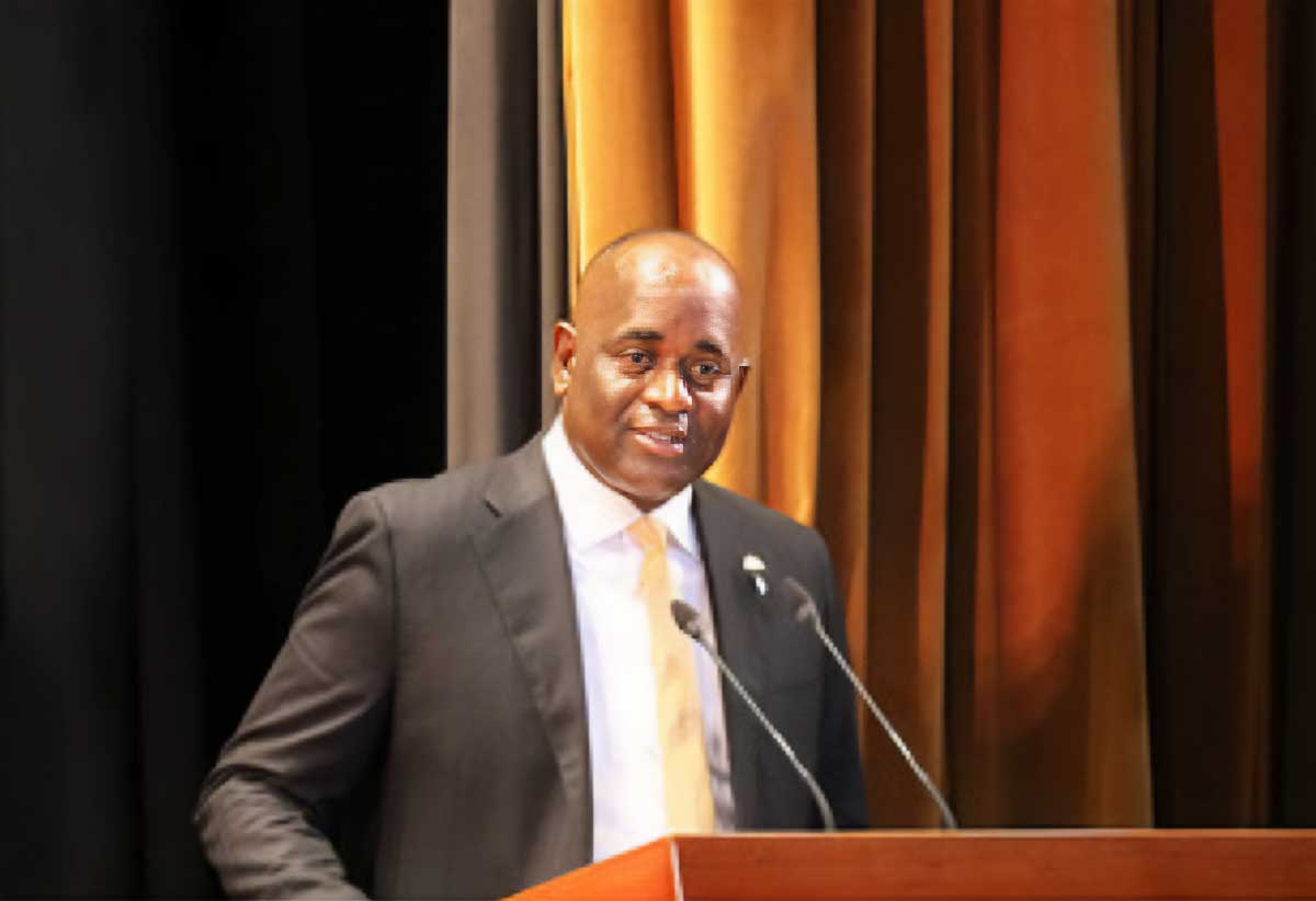 Outgoing Chairman of CARICOM, the Hon Roosevelt Skerrit, Prime Minister of Dominica