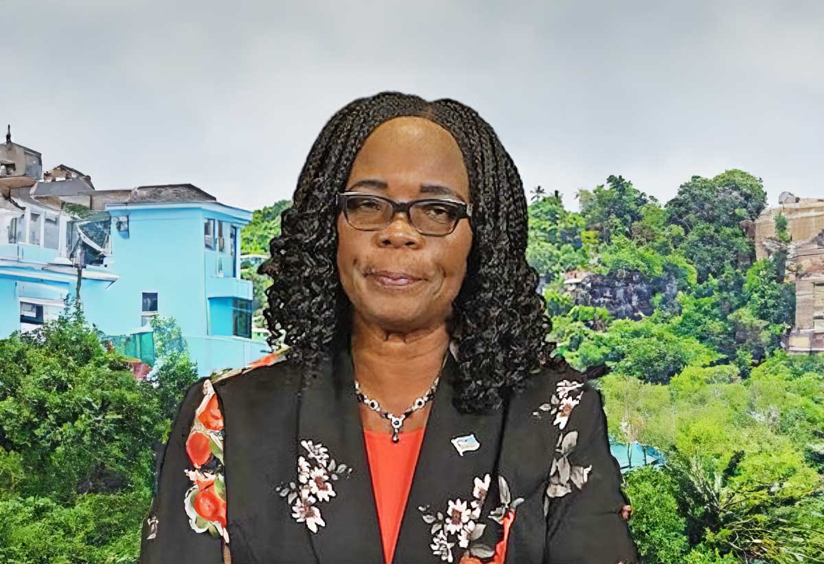 Public Service Minister Dr. Virginia Albert- Poyotte