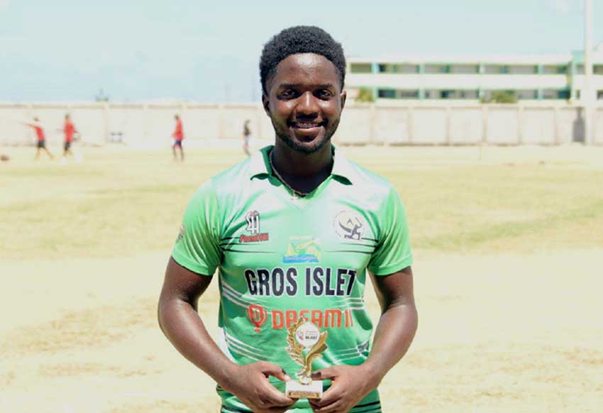 Kimani Melius hit the only century of the tournament