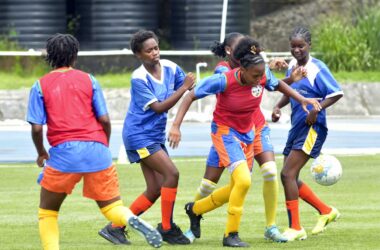 Under 15 Girls National Team in Training