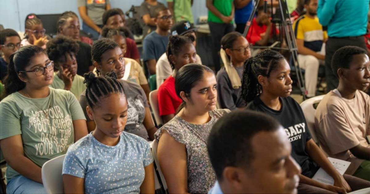 During the opening ceremony of the Generative AI and Python Camp 2024 at Castries Comprehensive Secondary School on Monday, July 8, 2024, participants were encouraged to actively engage, learn as much as they can, and fully immerse themselves in the potential life-changing experience.