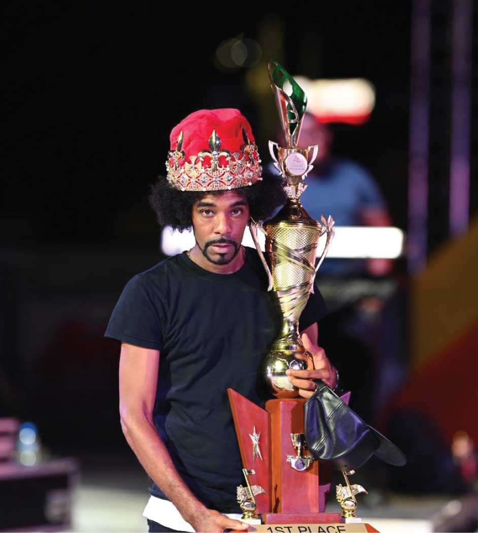 Ricky-T with his 23rd Power Soca Award (1st Place)