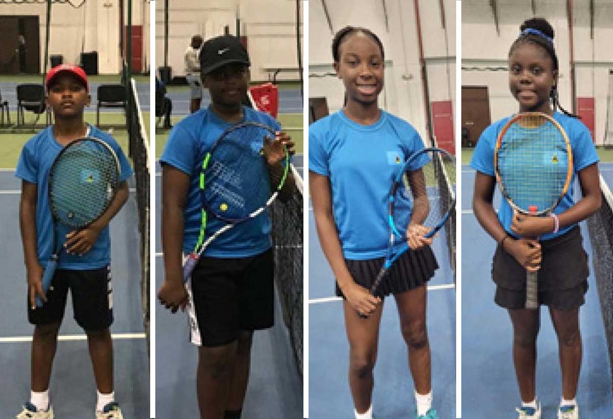 Saint Lucia’s Under 12 players in T&T