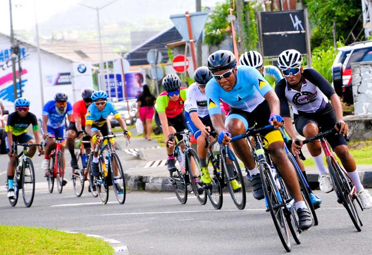 The challenging 10-lap, 86 km circuit which was won by Benjamin Payen from Martinique