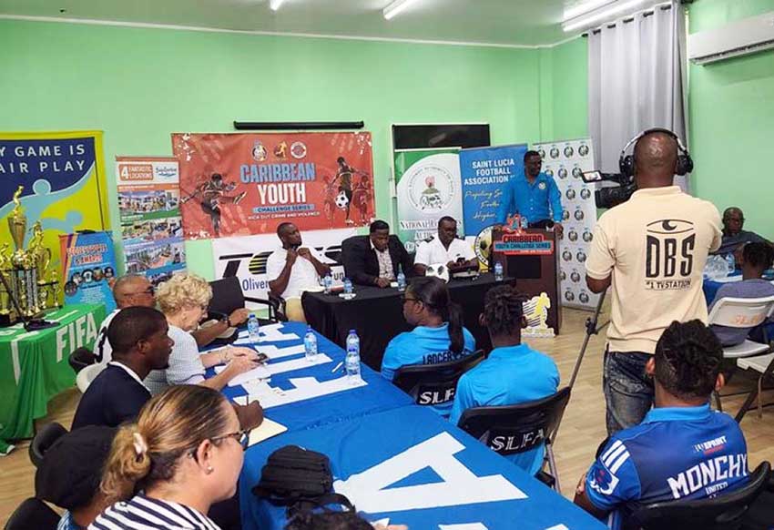 Tournament organisers, sponsors and club representatives at the media launch 