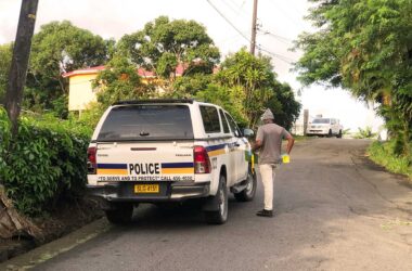 Crime scene in Babonneau