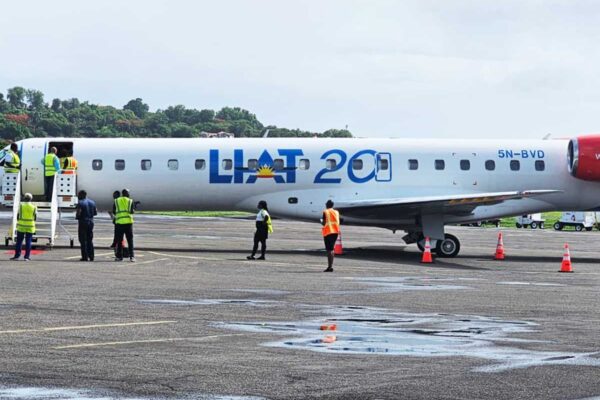 LIAT 20 on the tarmac in Antigua.