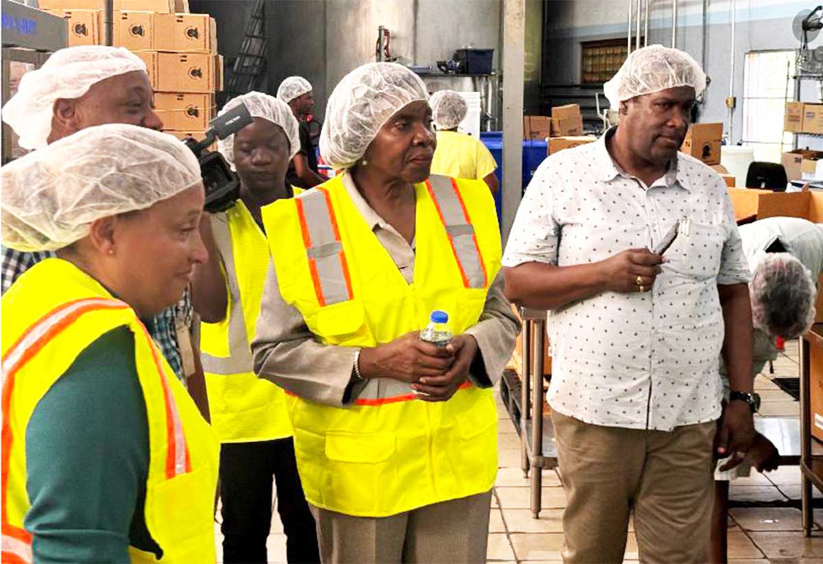 Minister visits St Lucia Distillers