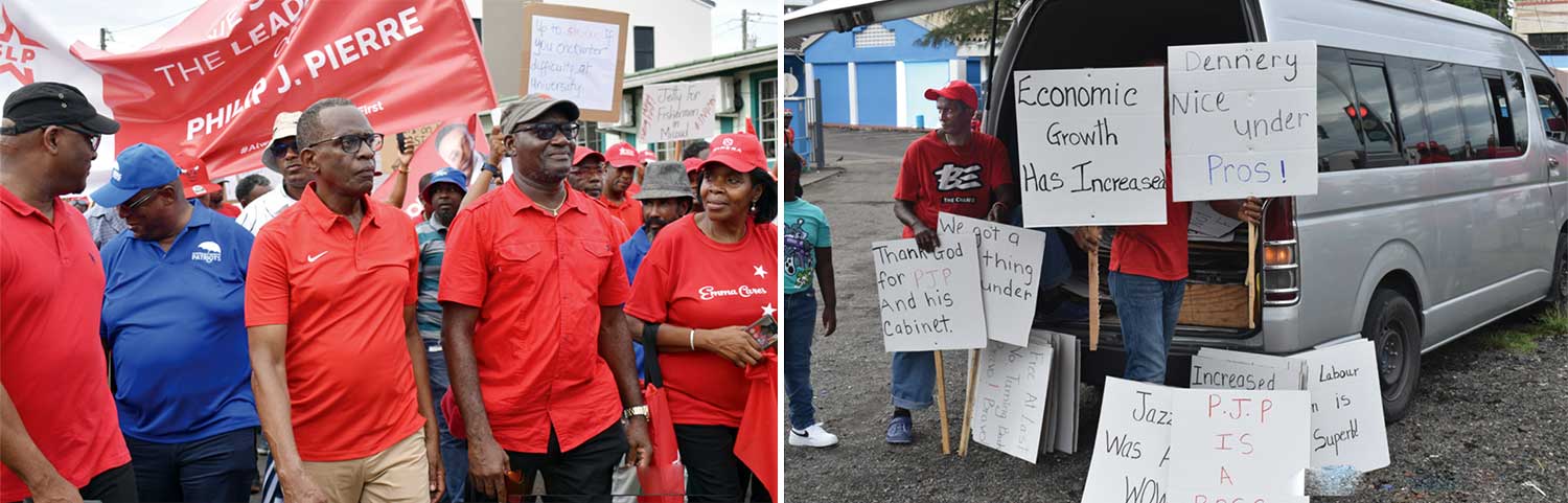 Despite opposition claims, the SLP made it clear that the ‘Walk for Progress’ was intended to highlight the government’s accomplishments