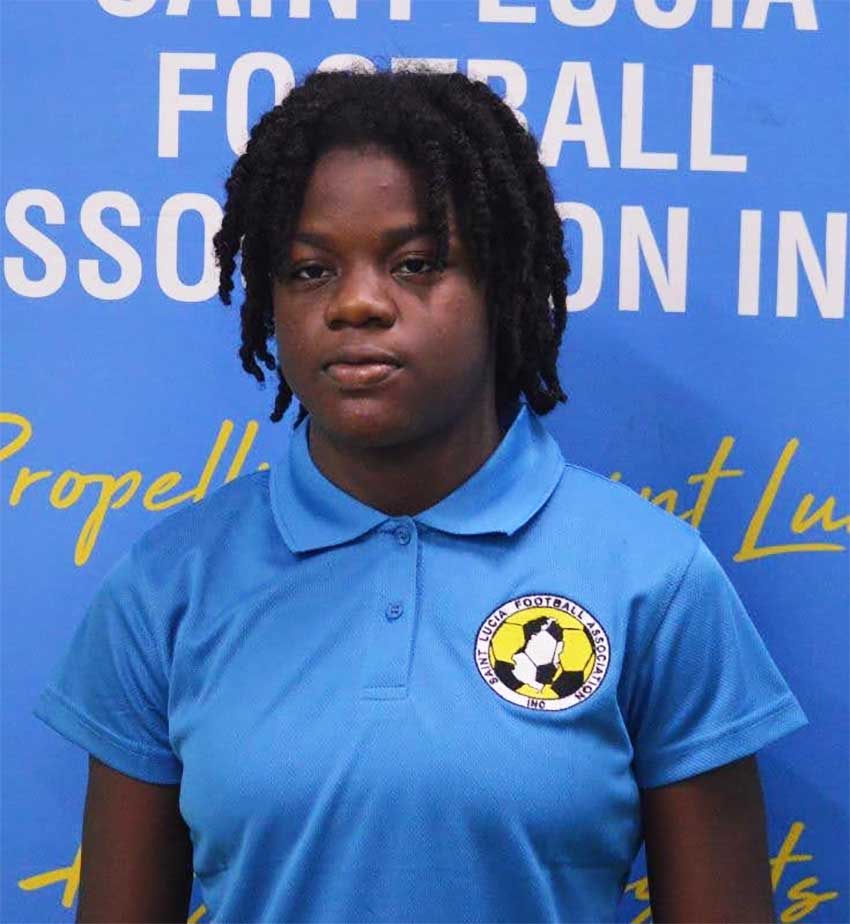 Top goal scorer of the tournament - Saint Lucia’s Amaya Emmanuel 