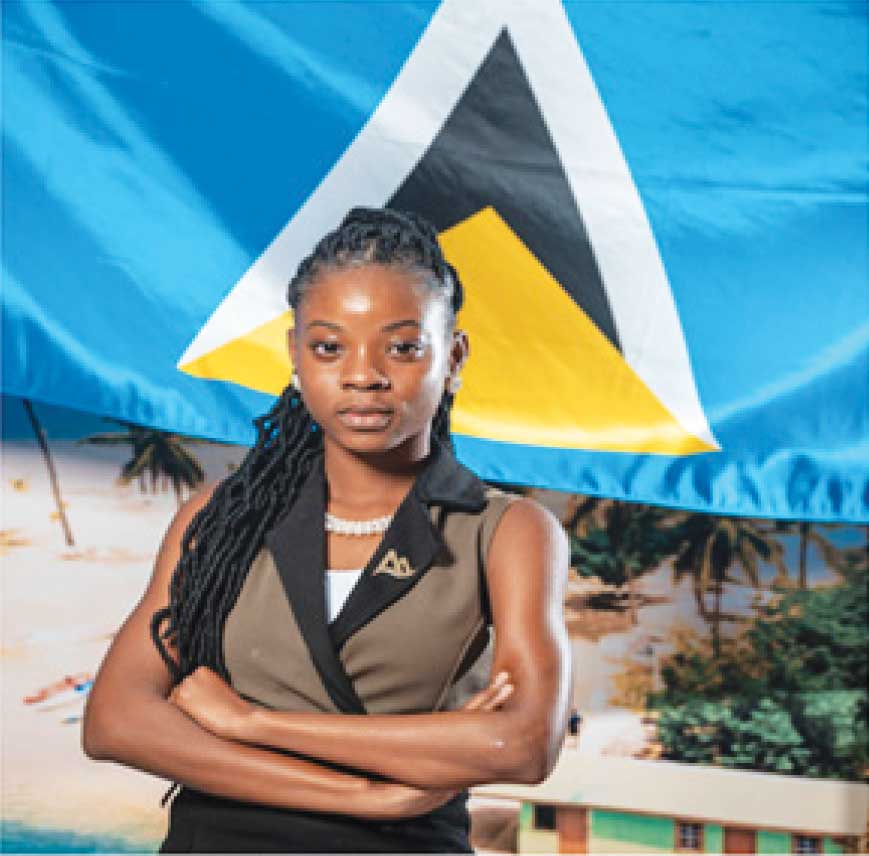 Ms. Iara Ernest Saint Lucia's 2024 Junior Minister of Tourism