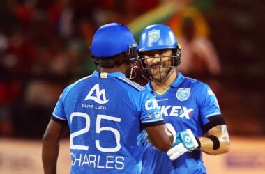 Johnson Charles and Faf du Plessis have formed a potent partnership at the top for St Lucia Kings.