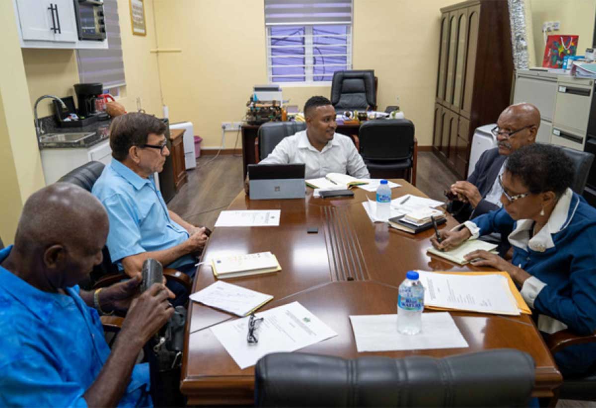 Members of the Board of Visiting Justices with Minister Norbert