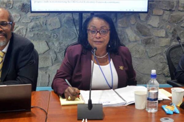 Mr. Milton Haughton, Executive Director, Caribbean Regional Fisheries Mechanism (CRFM) Secretariat; Honourable Josephine Olivia Connolly, Minister of Tourism, Environment, Fisheries and Marine Affairs, Culture and Heritage, Agriculture and Religious Affairs, The Turks and Caicos Islands – Chair of the CRFM Ministerial Council; and Mrs. Kathy Lockhart, Acting Director of Fisheries, The Turks and Caicos Islands – Chair of the Caribbean Fisheries Forum of the CRFM (Photo: CRFM Secretariat)