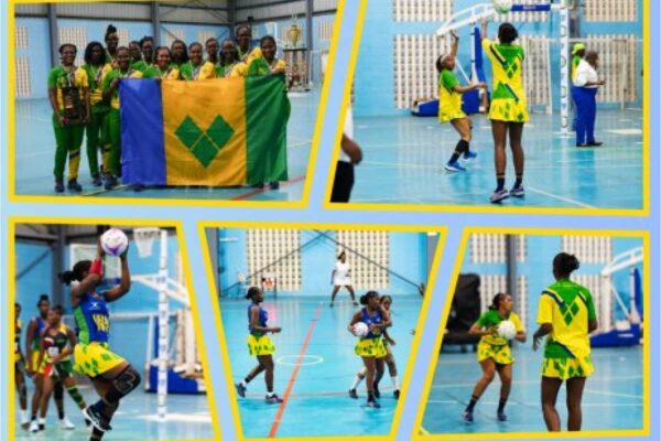 SVG’s Vincy Jewels display their prize trophy