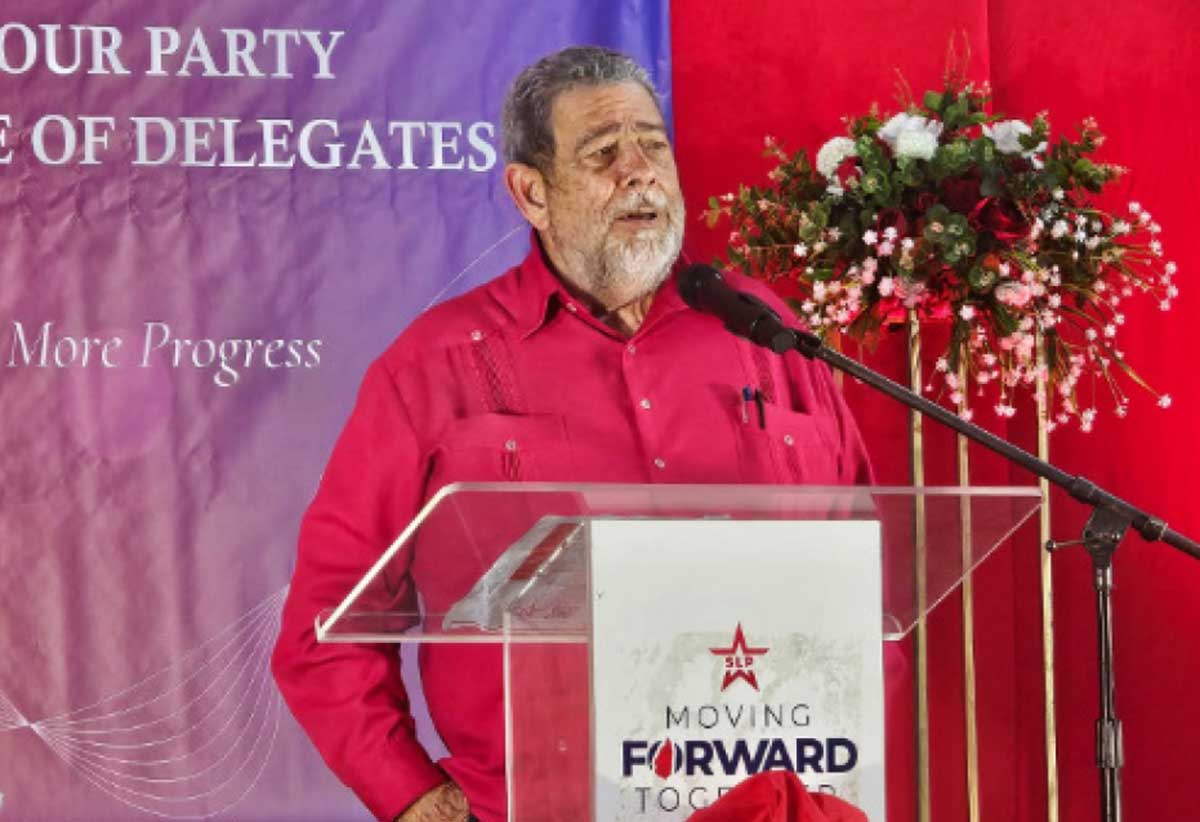 Vincentian Prime Minister Dr. Ralph Gonsalves