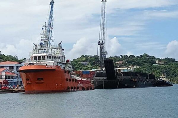 Workhorse and Mokesh in Port Castries