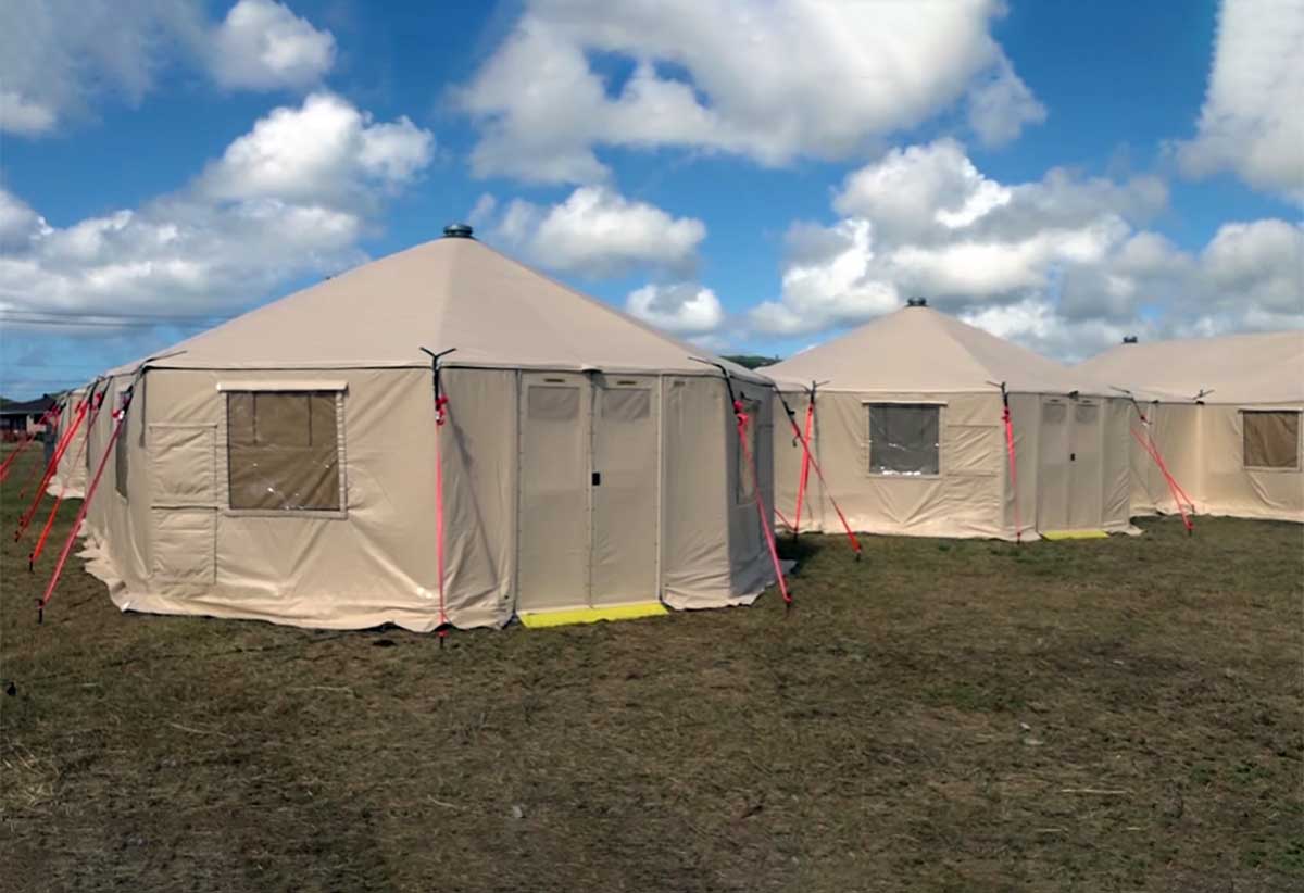 Field Hospital Donated by US