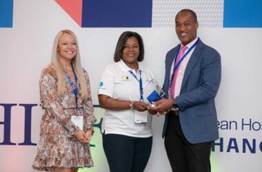 Juliet Sutherland, Executive Assistant to the CEO of the Saint Lucia Hospitality and Tourism Association (SLHTA), accepted the accolade on behalf of Ti Kaye Resort and Spa