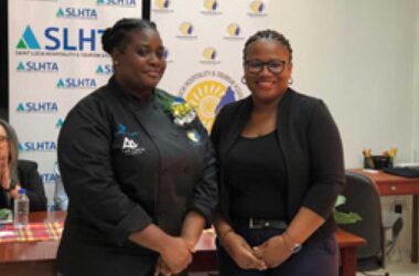 From left to right: Junior Chef Kayla Joseph & Donette Ismael, Programme Manager of the TEF