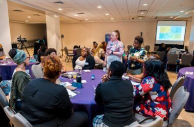 Attendees in discussions at the annual convening of the Caribbean Feminist Climate Justice Movement held in July. CFCJM Photos/Chameleon Media