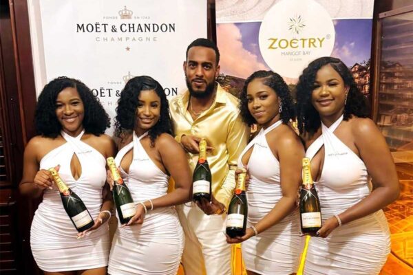 Manduchi Mangal, PCD’s Brand Manager for Moët/Hennessy (centre) at the unveiling of the partnership