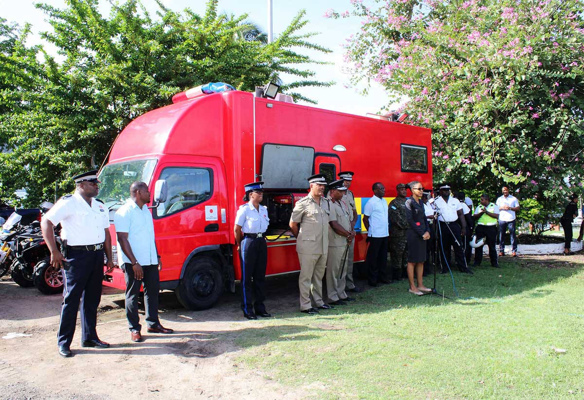 Mobile unit at Heroes Park