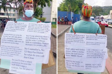 One-Woman Protest Against MOH