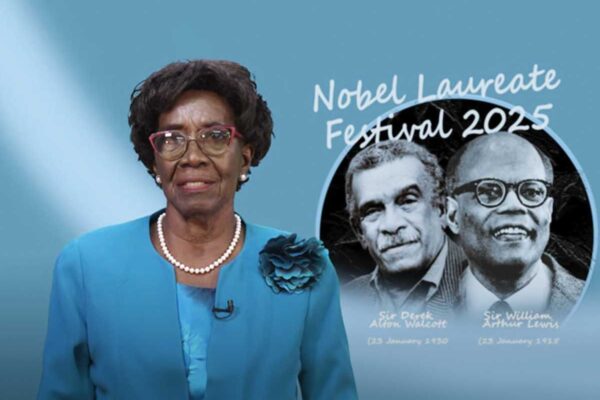 Chair of the Nobel Laureate Festival Committee, H.E. Dame Pearlette Louisy, Governor General Emerita